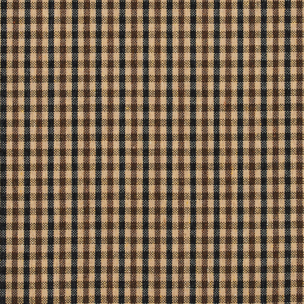 Charlotte Espresso Check Fabric 5817