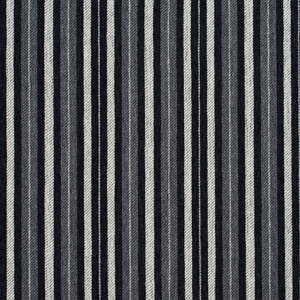 Charlotte Onyx Stripe Fabric Sample 5825