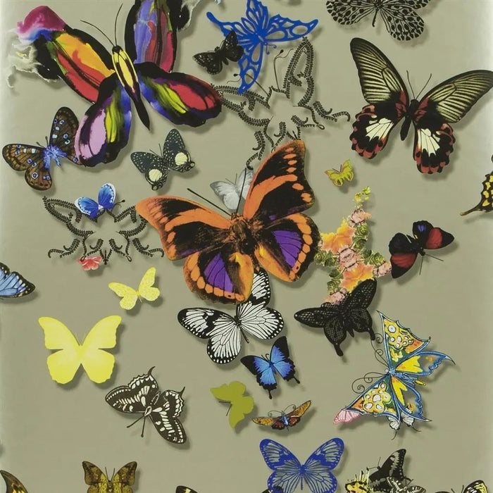 Christian Lacroix Butterfly Parade Platine Wallpaper PCL008/05