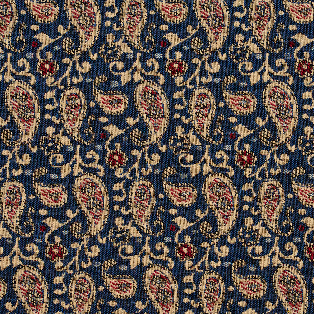 Charlotte Patriot Paisley Fabric Sample 5844