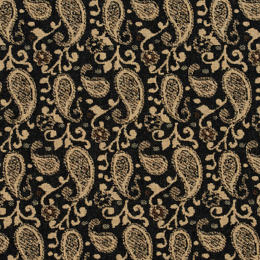 Charlotte Espresso Paisley Fabric 5847