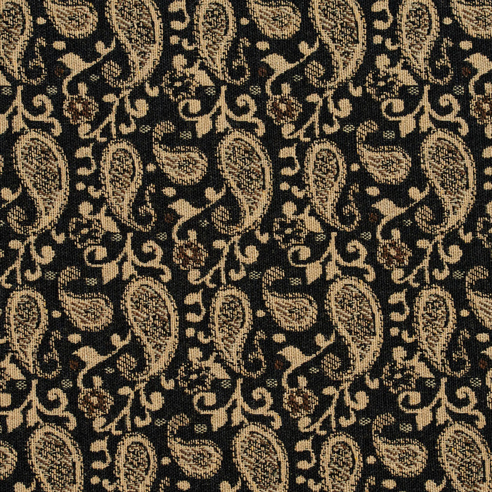 Charlotte Espresso Paisley Fabric 5847