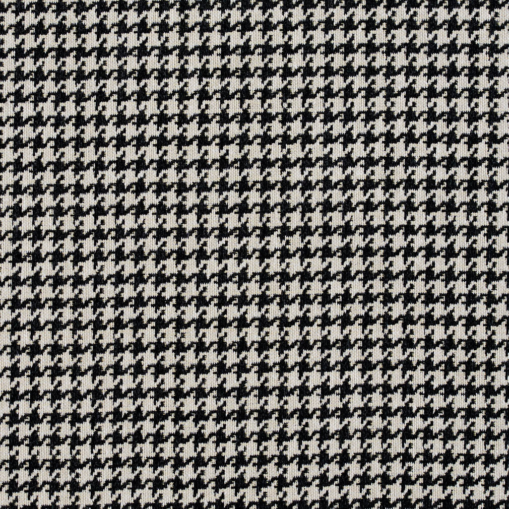 Charlotte Onyx Houndstooth Fabric 5854