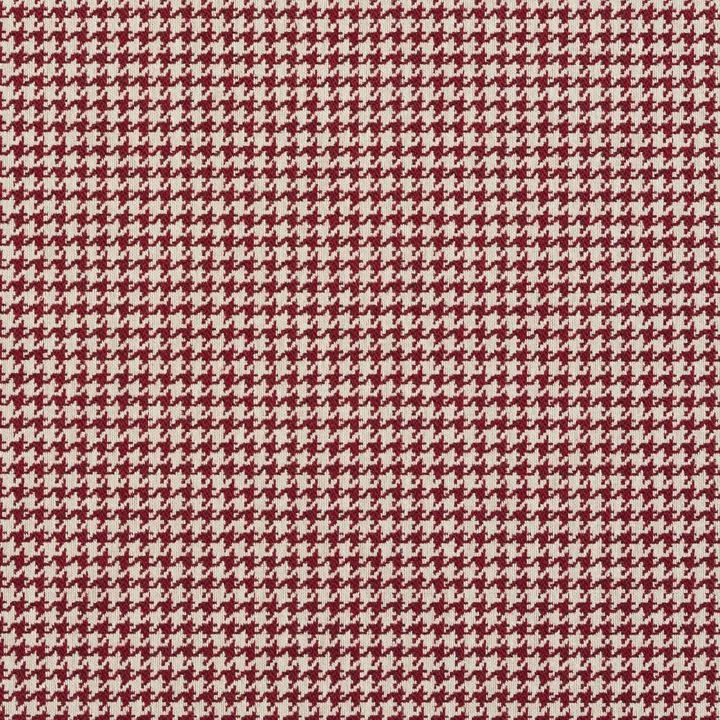 Charlotte Spice Houndstooth Fabric Sample 5856