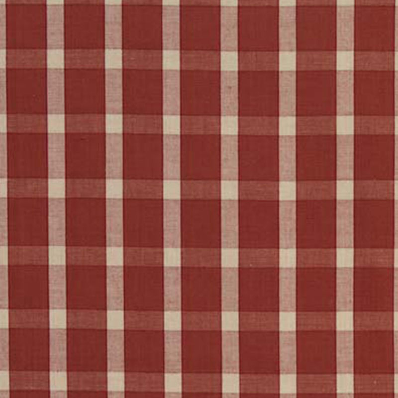 Schumacher Portsmith Check Berry Fabric 60127