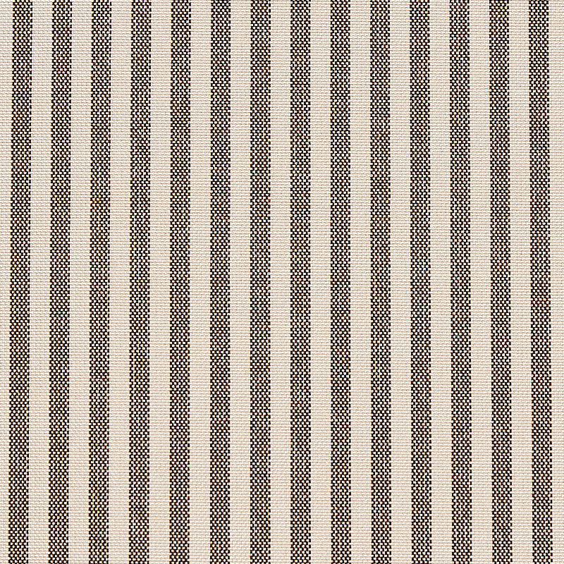 Schumacher Charee Silk Stripe Brown Fabric 60922