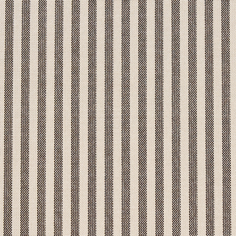 Schumacher Charee Silk Stripe Brown Fabric Sample 60922