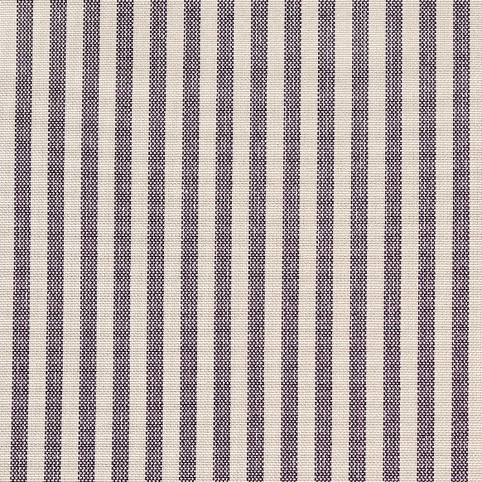 Schumacher Charee Silk Stripe Aubergine Fabric Sample 60923