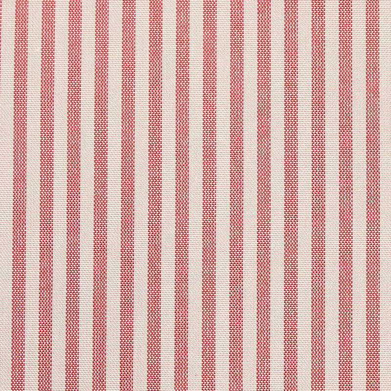 Schumacher Charee Silk Stripe Red Fabric 60924