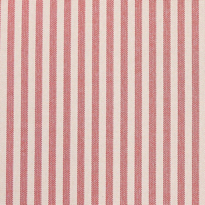 Schumacher Charee Silk Stripe Red Fabric Sample 60924