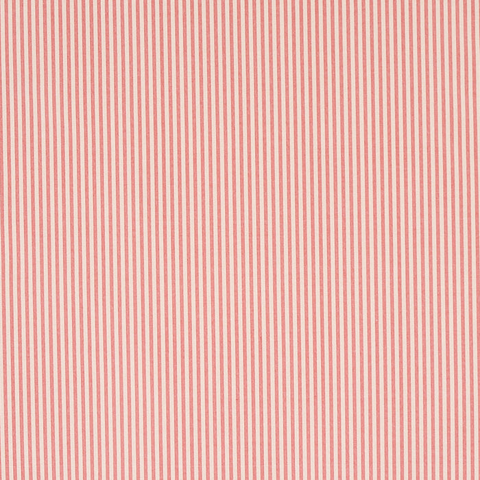 Schumacher Charee Silk Stripe Red Fabric Sample 60924