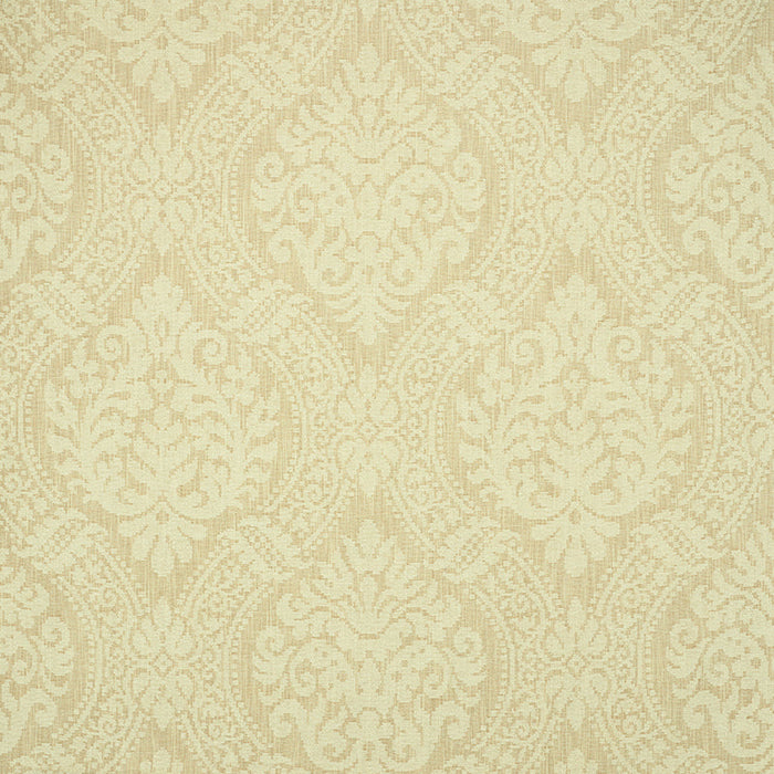 Schumacher Port Charl Chen Damask Cream Fabric Sample 60980