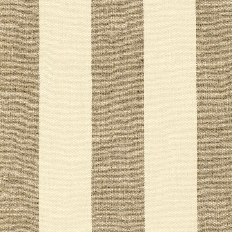 Schumacher Kerry Linen Stripe Natural Fabric 62050