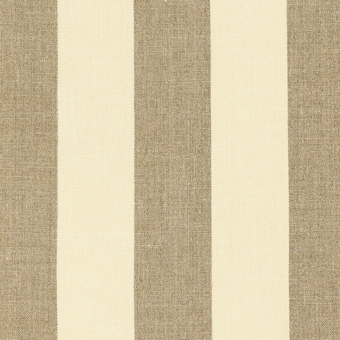 Schumacher Kerry Linen Stripe Natural Fabric 62050