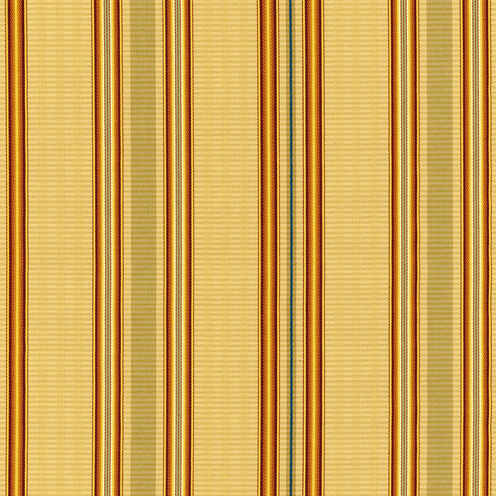 Schumacher Biella Silk Stripe Spice Fabric Sample 62183