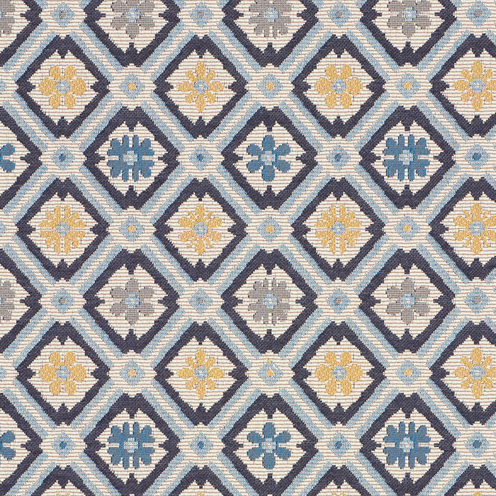 Schumacher Savonnerie Tapestry Blue Fabric Sample 62493