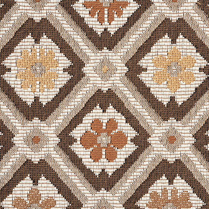 Schumacher Savonnerie Tapestry Brown Fabric 62494