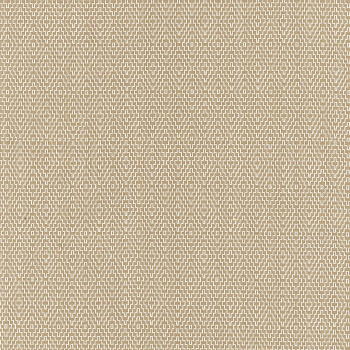 Schumacher Hampton Court Diamond Flax Fabric Sample 62530