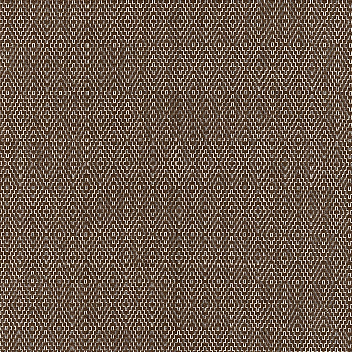 Schumacher Hampton Court Diamond Chocolate Fabric 62536