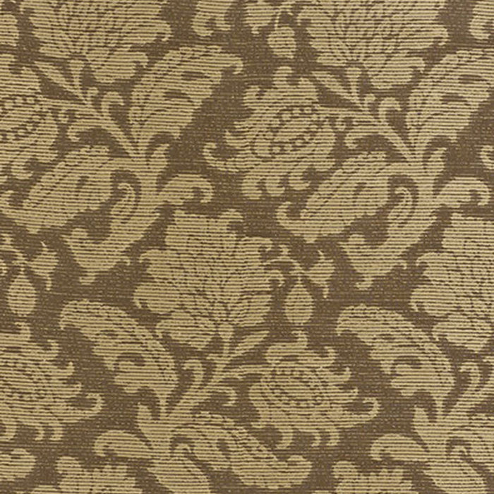 Schumacher Montego Damask Java Fabric Sample 62783