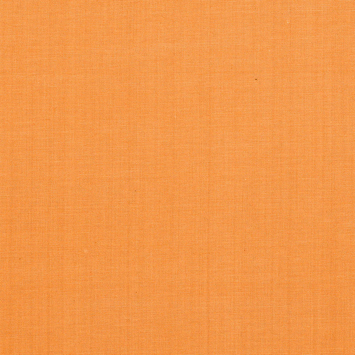 Schumacher Avery Cotton Plain Pumpkin Fabric Sample 62944