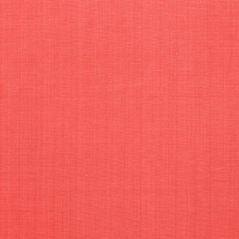 Schumacher Avery Cotton Plain Coral Fabric 62945