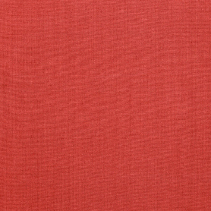 Schumacher Avery Cotton Plain Red Fabric Sample 62946