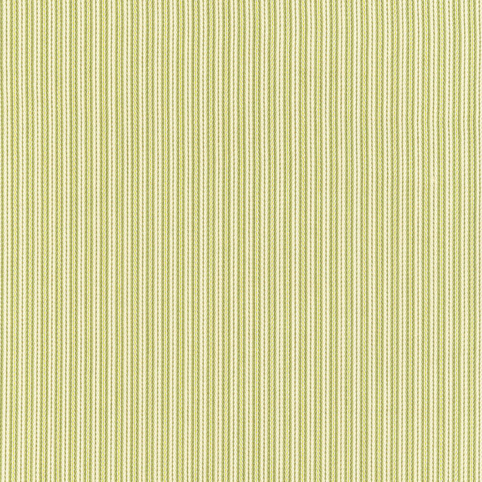 Schumacher Baker Cotton Stripe Ivory /Pear /Sage Fabric Sample 63001