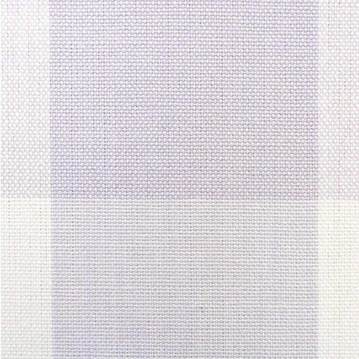 Schumacher Camden Cotton Check Lilac Fabric Sample 63046