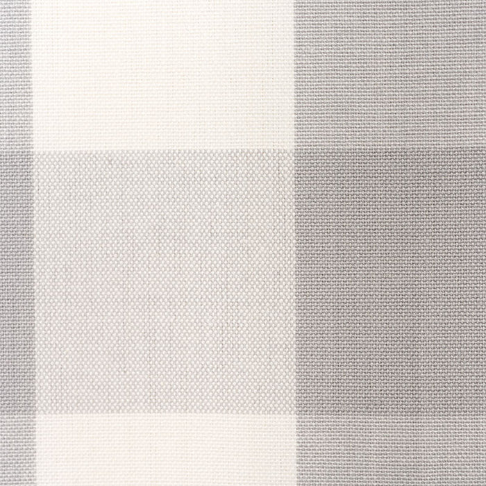 Schumacher Camden Cotton Check Grey Fabric 63047