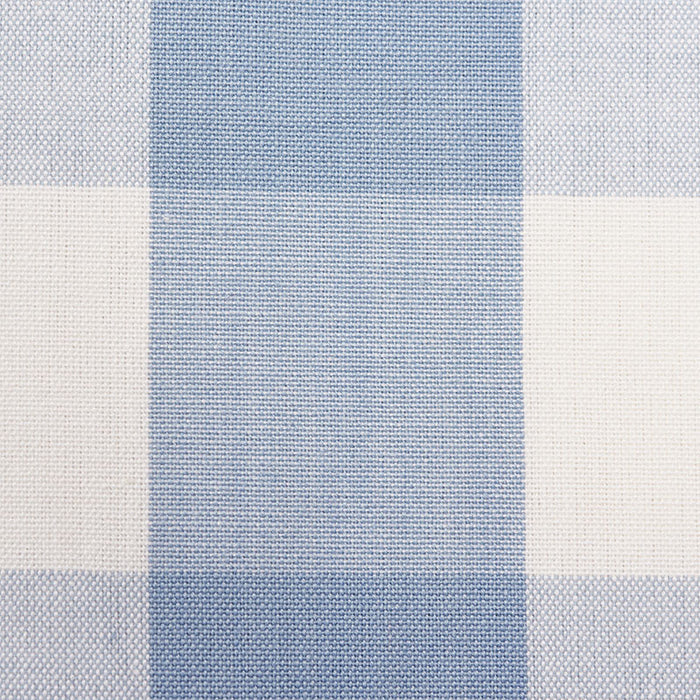 Schumacher Camden Cotton Check Sky Fabric 63048