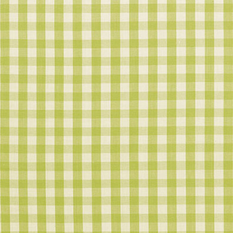 Schumacher Elton Cotton Check Pear Fabric 63055