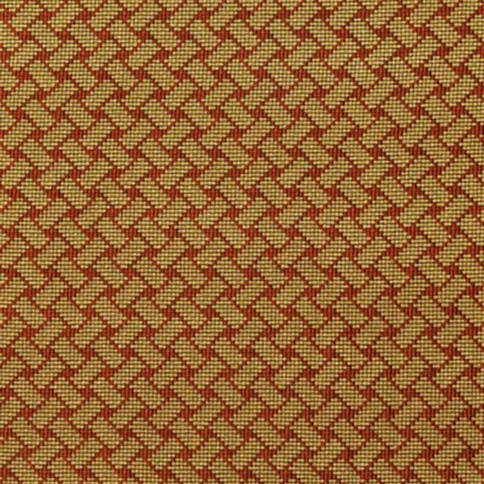 Schumacher Bristol Weave Pomegranate Fabric Sample 63393