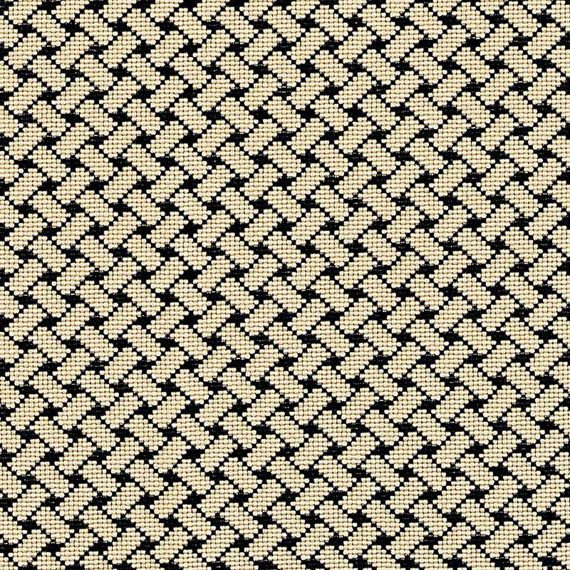 Schumacher Bristol Weave Noir Fabric 63397