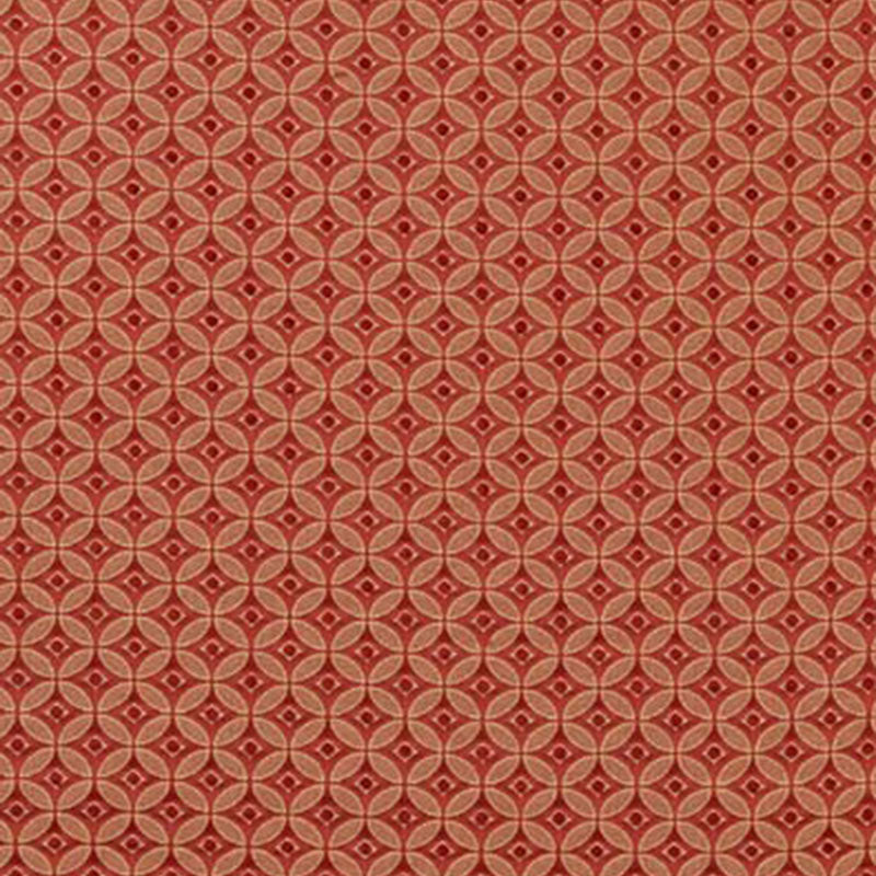 Schumacher Cara Weave Poppy Fabric 63403