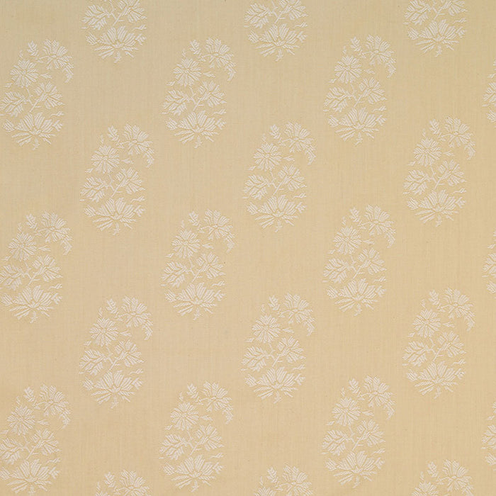 Schumacher Astara Paisley Bone Fabric Sample 63422