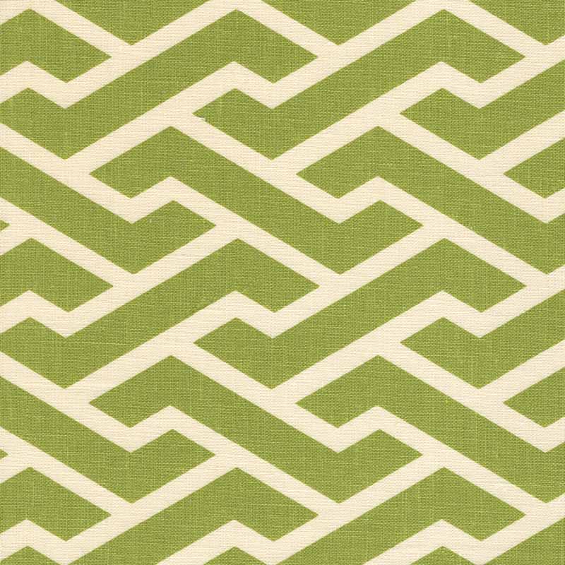 China Seas Aga Reverse Pistachio Green Fabric 6345-14