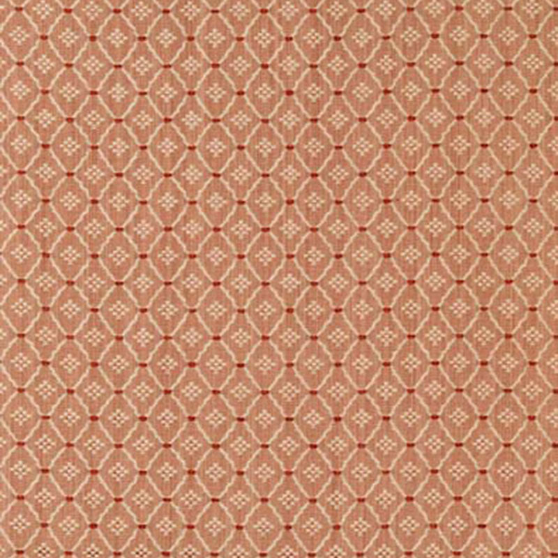 Schumacher Clifton Cotton Strie Coral Fabric 63523