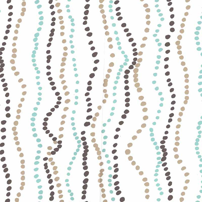 China Seas Ginza Brown Camel Aqua Wallpaper 6370-05WWP