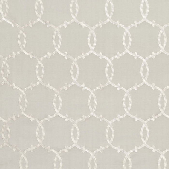 Schumacher Silk Tracery Pearl Fabric Sample 63711