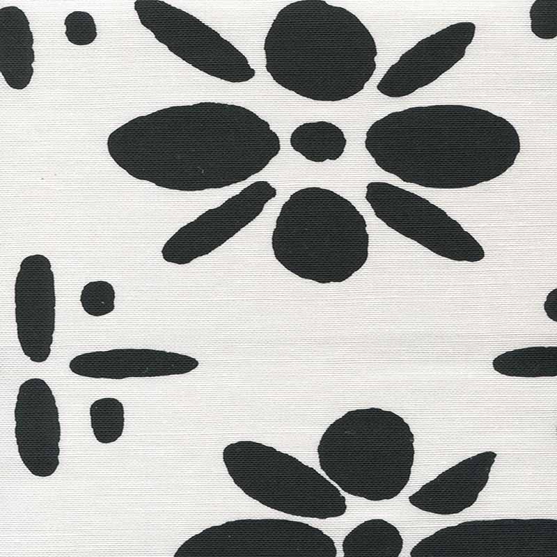 China Seas Wildflowers II Black Fabric 6380-10