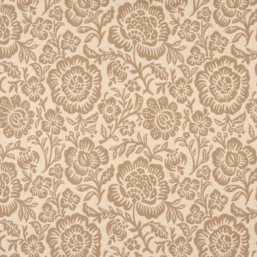 Charlotte Cream Floral Fabric Sample 6401