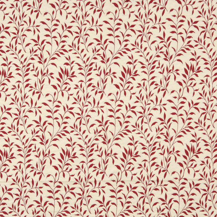 Charlotte Garnet Leaf Fabric Sample 6415