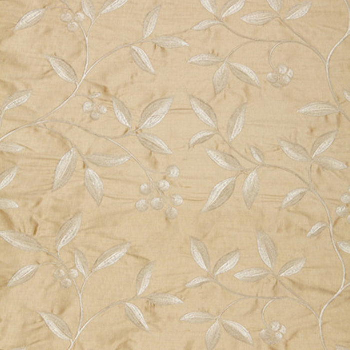 Schumacher Adelaide Embroidery Blonde Fabric 64331