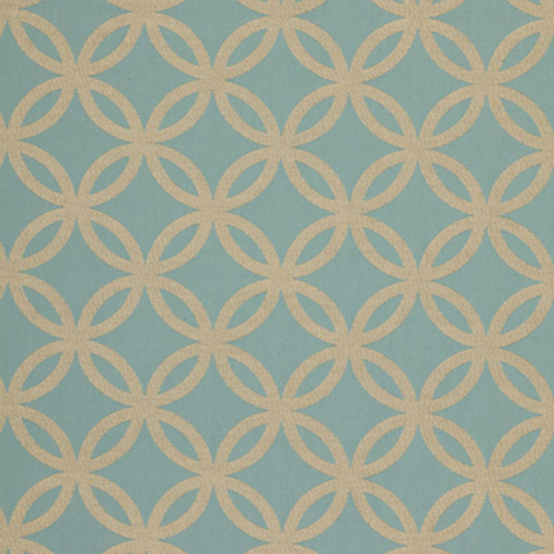 Schumacher Circle Dance Azure Fabric 64483