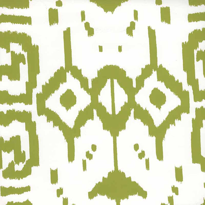 China Seas Island Ikat Palm Green Wallpaper 6460-09WP