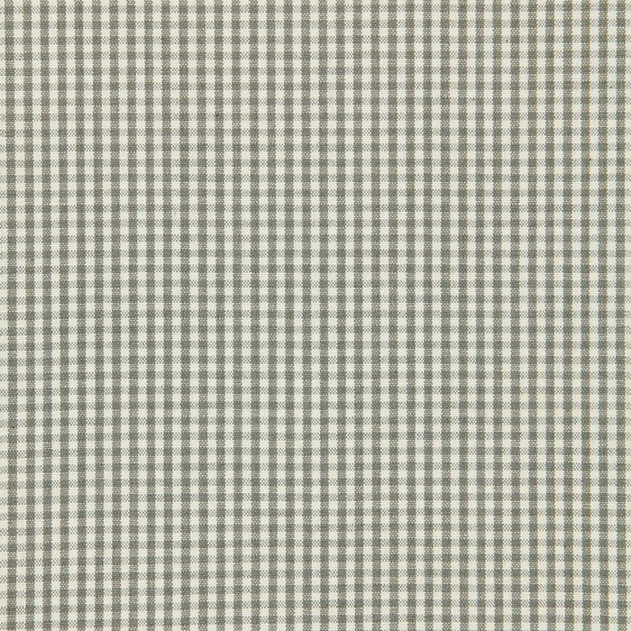 Schumacher Barnet Cotton Check Nickel Fabric Sample 64625