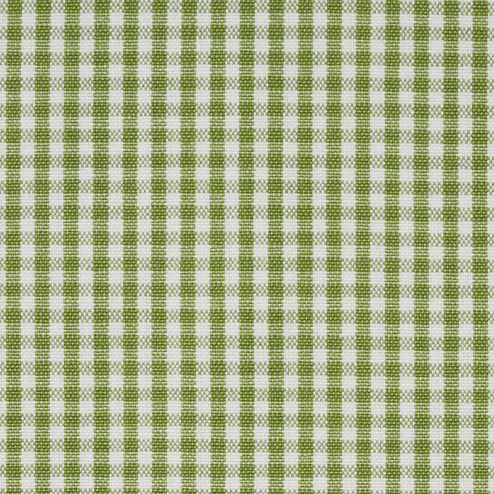 Schumacher Barnet Cotton Check Leaf Fabric Sample 64638