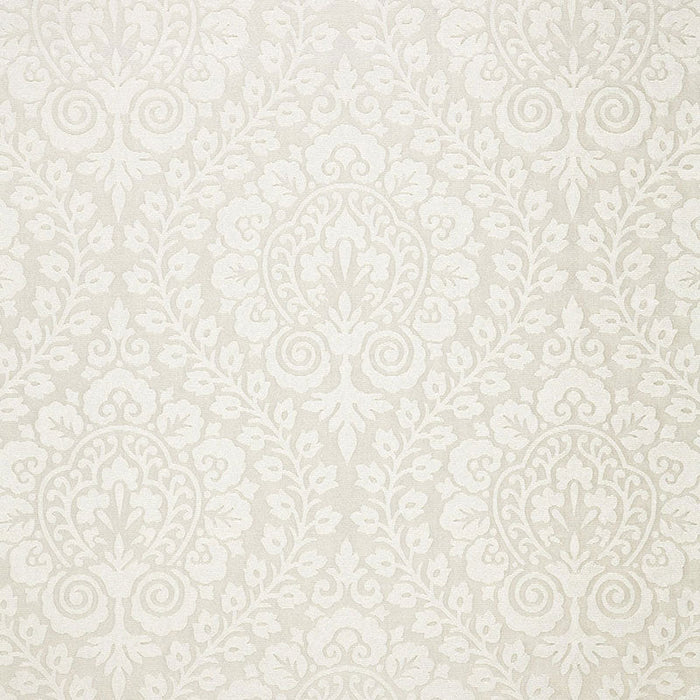 Schumacher Amalfi Damask Natural Fabric Sample 64690