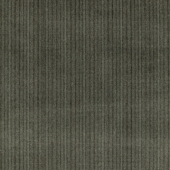 Schumacher Antique Strie Velvet Smoke Fabric Sample 64712